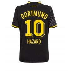 Borussia Dortmund Thorgan Hazard #10 Bortedrakt Kvinner 2022-23 Kortermet